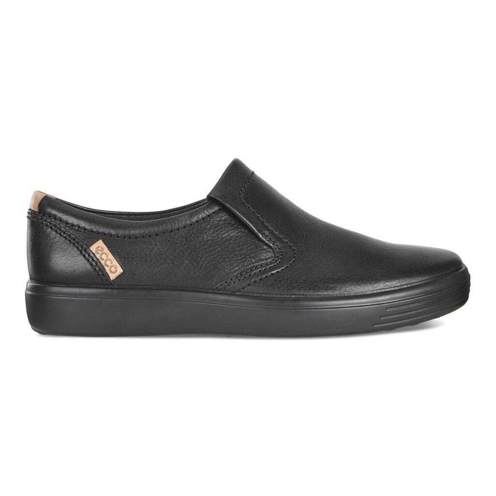 Ecco Soft 7 Mens Slip On Casual Shoes In Black Outlet - India TCQ-469170